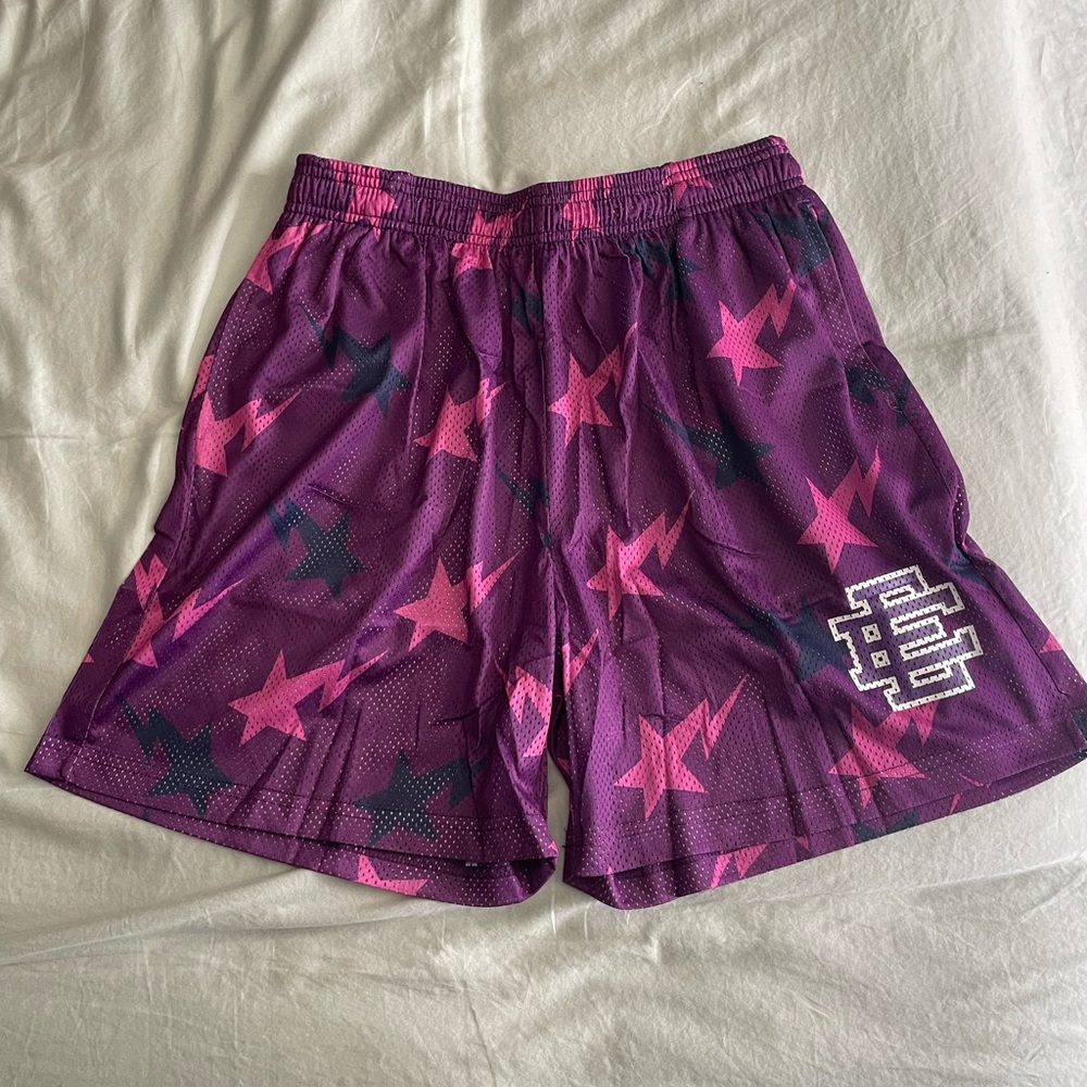 Eric Emanuel Purple Star Shorts